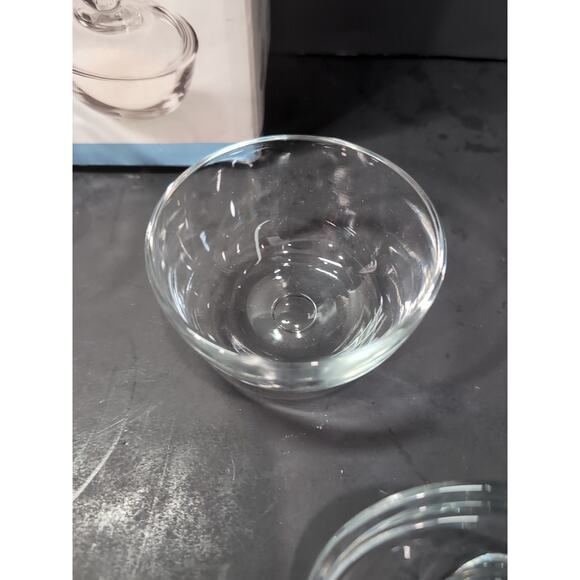 Anchor Hocking Clear 5 Piece Table Service, Savannah Shakers, Glass Serving Set - Picture 9 of 11